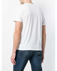 T-shirt à col rond imprimé blanc Bellerose