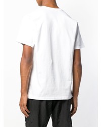 T-shirt à col rond imprimé blanc Neighborhood