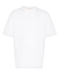 T-shirt à col rond imprimé blanc FUTU