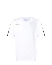 T-shirt à col rond imprimé blanc Gaelle Bonheur