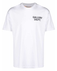 T-shirt à col rond imprimé blanc GALLERY DEPT.