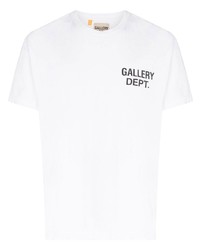 T-shirt à col rond imprimé blanc GALLERY DEPT.