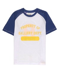 T-shirt à col rond imprimé blanc GALLERY DEPT.