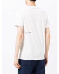 T-shirt à col rond imprimé blanc Fred Perry