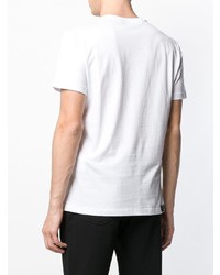 T-shirt à col rond imprimé blanc Versace Jeans