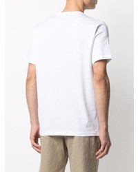 T-shirt à col rond imprimé blanc PS Paul Smith