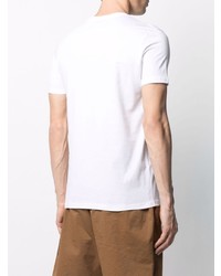 T-shirt à col rond imprimé blanc PS Paul Smith