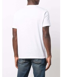 T-shirt à col rond imprimé blanc PS Paul Smith