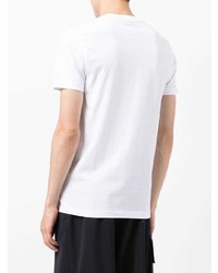 T-shirt à col rond imprimé blanc PS Paul Smith