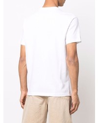 T-shirt à col rond imprimé blanc PS Paul Smith