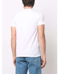 T-shirt à col rond imprimé blanc PS Paul Smith