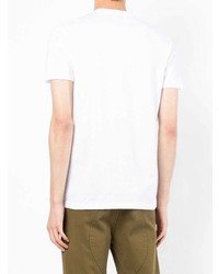 T-shirt à col rond imprimé blanc PS Paul Smith