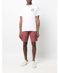 T-shirt à col rond imprimé blanc PS Paul Smith