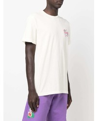 T-shirt à col rond imprimé blanc RIPNDIP