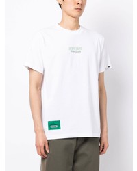 T-shirt à col rond imprimé blanc Izzue