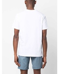 T-shirt à col rond imprimé blanc PS Paul Smith