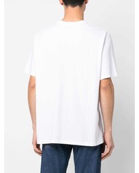 T-shirt à col rond imprimé blanc Levi's