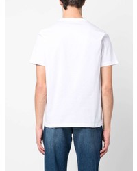 T-shirt à col rond imprimé blanc PS Paul Smith