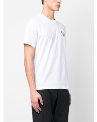 T-shirt à col rond imprimé blanc PS Paul Smith