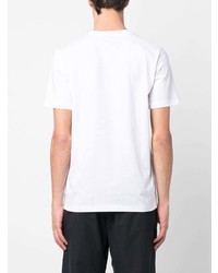 T-shirt à col rond imprimé blanc PS Paul Smith