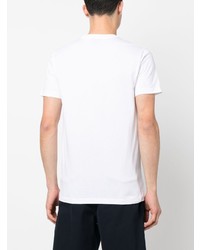 T-shirt à col rond imprimé blanc PS Paul Smith