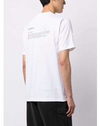 T-shirt à col rond imprimé blanc Izzue