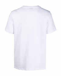 T-shirt à col rond imprimé blanc Ballantyne