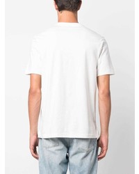 T-shirt à col rond imprimé blanc PS Paul Smith