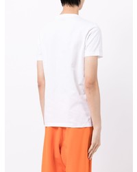 T-shirt à col rond imprimé blanc PS Paul Smith