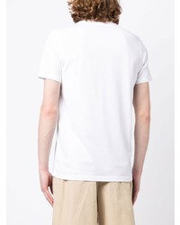 T-shirt à col rond imprimé blanc PS Paul Smith