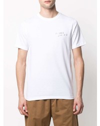 T-shirt à col rond imprimé blanc PS Paul Smith