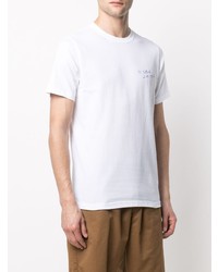 T-shirt à col rond imprimé blanc PS Paul Smith