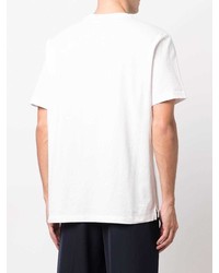 T-shirt à col rond imprimé blanc PS Paul Smith