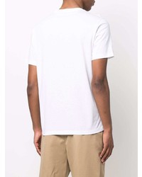 T-shirt à col rond imprimé blanc PS Paul Smith