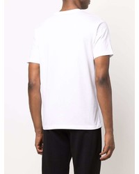 T-shirt à col rond imprimé blanc PS Paul Smith