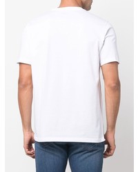 T-shirt à col rond imprimé blanc PS Paul Smith