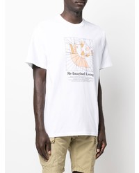 T-shirt à col rond imprimé blanc Carhartt WIP