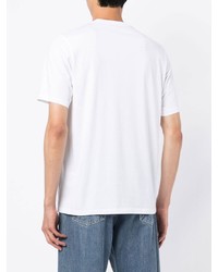 T-shirt à col rond imprimé blanc PS Paul Smith