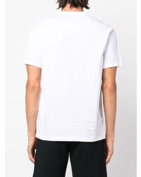 T-shirt à col rond imprimé blanc PS Paul Smith