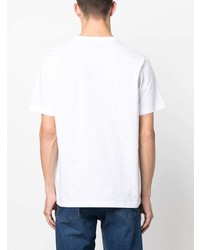 T-shirt à col rond imprimé blanc PS Paul Smith