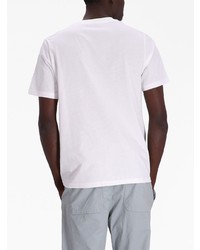 T-shirt à col rond imprimé blanc PS Paul Smith