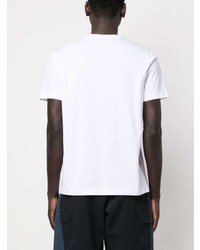 T-shirt à col rond imprimé blanc PS Paul Smith