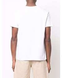 T-shirt à col rond imprimé blanc Etro