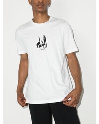 T-shirt à col rond imprimé blanc ADIDAS GOLF
