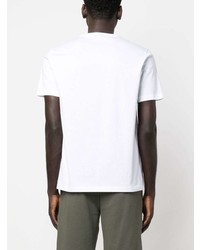 T-shirt à col rond imprimé blanc PS Paul Smith