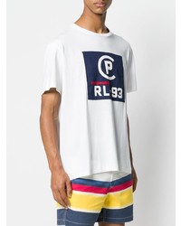 T-shirt à col rond imprimé blanc Polo Ralph Lauren