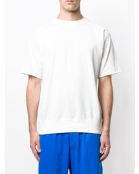 T-shirt à col rond imprimé blanc Y-3