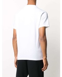 T-shirt à col rond imprimé blanc Kenzo