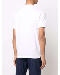 T-shirt à col rond imprimé blanc DSQUARED2