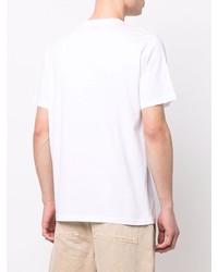 T-shirt à col rond imprimé blanc PS Paul Smith